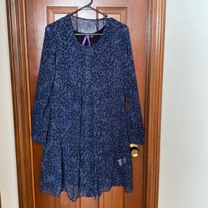 Seraphine animal print tiered maternity dress